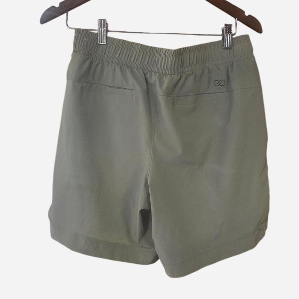 MENS SAGE GREEN CALLA SHORTS - Picture 2 of 3